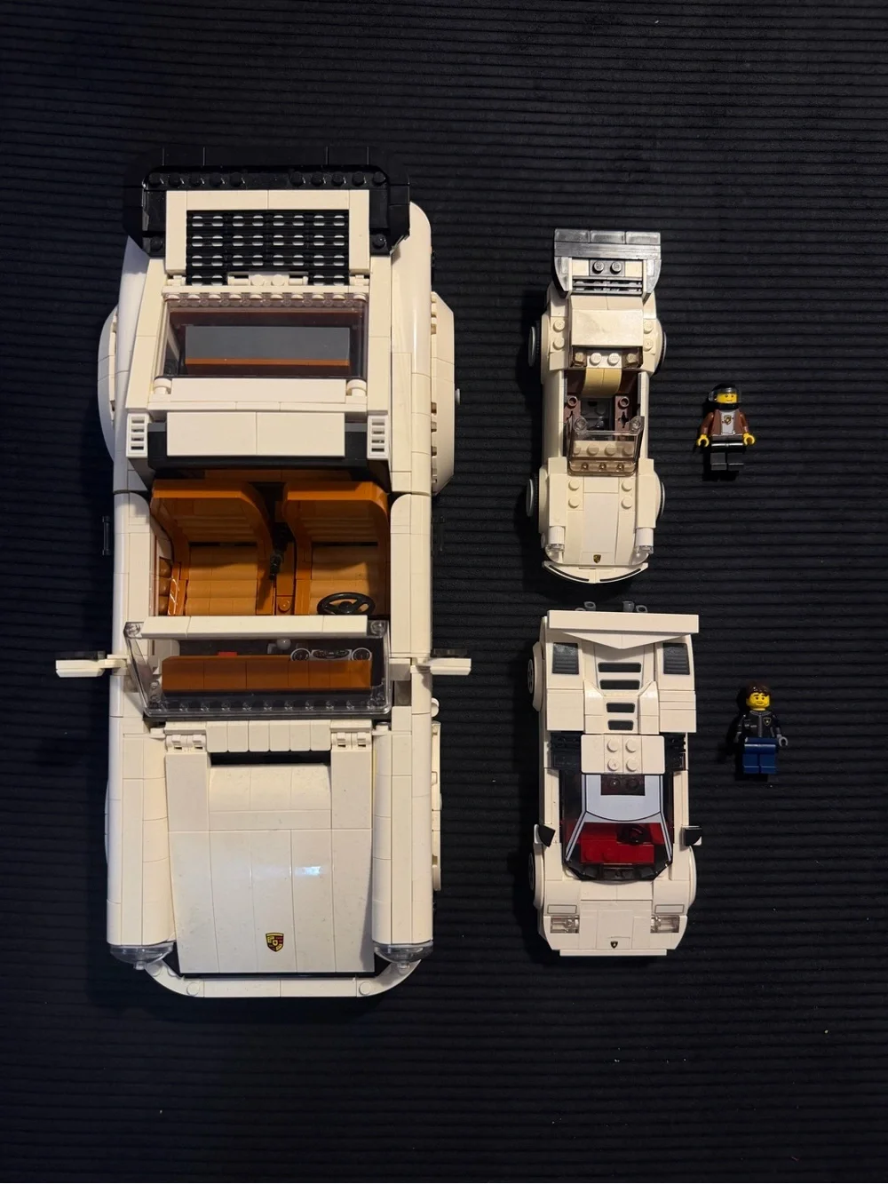 Lego Porsche Targa Turbo Lamborghini Countach set of 3 (complete) Kids Toys